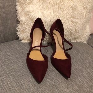 Aldo Burgundy Suede Womens Size 10/41